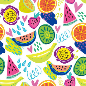 水果印花图案