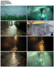 朗诵雨巷配乐视频