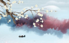 水墨写意山水新中式装饰画