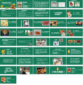 美食餐饮招商计划书PPT