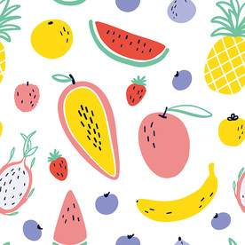 水果印花图案