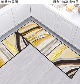 长条形厨房地垫