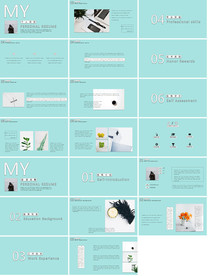 面试自我介绍简历岗位竞聘PPT