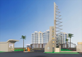 室外建筑大门效果图