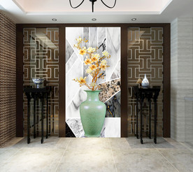 大理石玄关背景墙