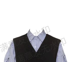 女性便装证件照模板