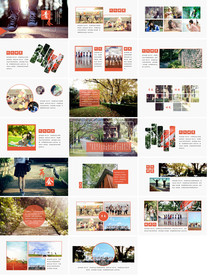 大气时尚论文答辩PPT