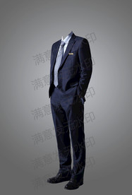 男士全身形象照模板psd