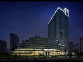 酒店综合体外立面照明创意动画