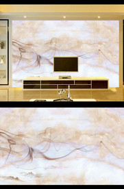 大理石山水背景墙