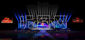 海天文艺之春70周年舞台效果图