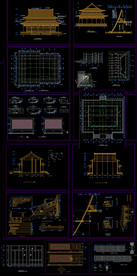 大雄宝殿建筑图纸