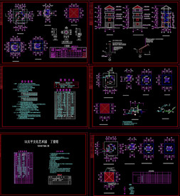 了望塔建筑图纸