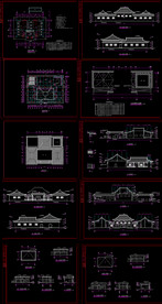 穆斯林教堂建筑施工图