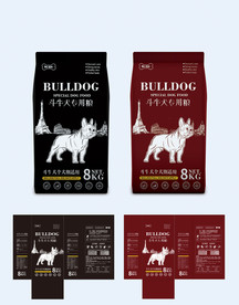 狗粮包装  斗牛犬专用狗粮