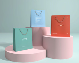 高端手提袋效果图图片