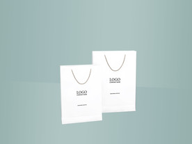 白色手提袋效果图图片