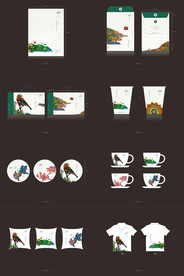 洋房手绘艺术插画地产提案