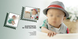 儿童写真模版图片