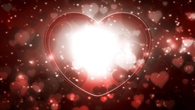 婚礼led大屏视频梦幻爱心