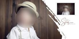 儿童写真摄影模板图片