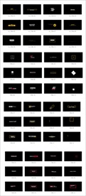 1000套字体动作预设模板