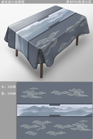 新中式桌布中国风布艺