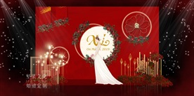 红色婚礼 中国红色婚庆图片