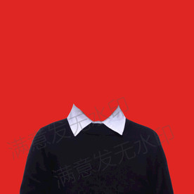 小男孩证件照换衣服半身