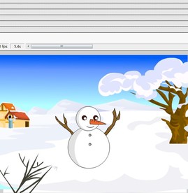 雪地上的雪人自娱自乐5秒