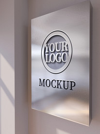 金属牌logo雕刻样机