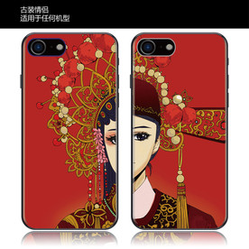 唯美古装情侣手机壳