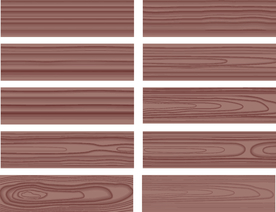 仿柳桉木色木纹木板纹理矢量图