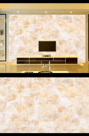 山水瀑布电视背景墙