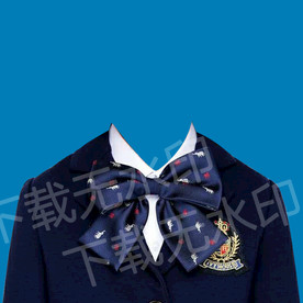 领花衣服证件照寸照换衣服