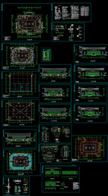 二层市体育馆建筑图纸