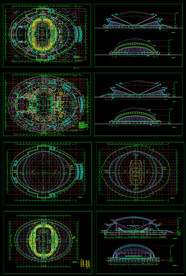 三层体育馆建筑设计图