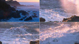 海浪翻滚惊涛拍岸