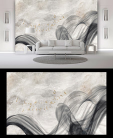 抽象纹理背景墙