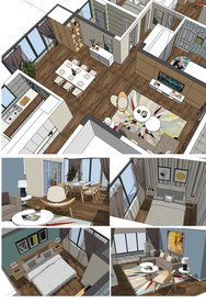 家居装饰设计SU模型