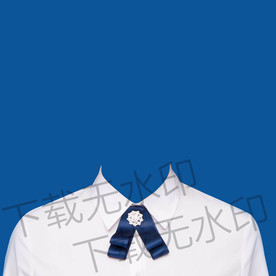女生白色衬衫