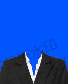 女生西装证件照