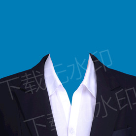 女生西服正装证件照