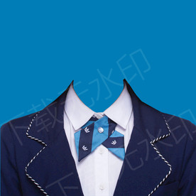 学生正装证件照制服