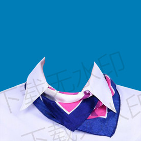 银行制服白衬衫证件照