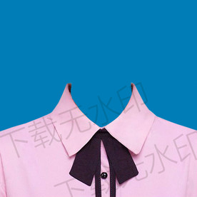 粉色衬衫模板