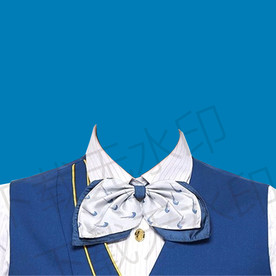 领花制服证件照