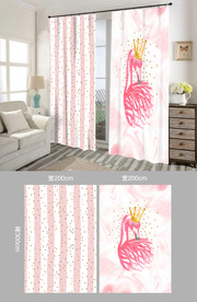 北欧风窗帘布设计