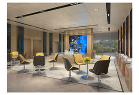 售楼部接待区效果图