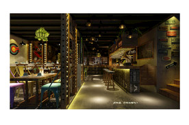 音乐餐厅效果图